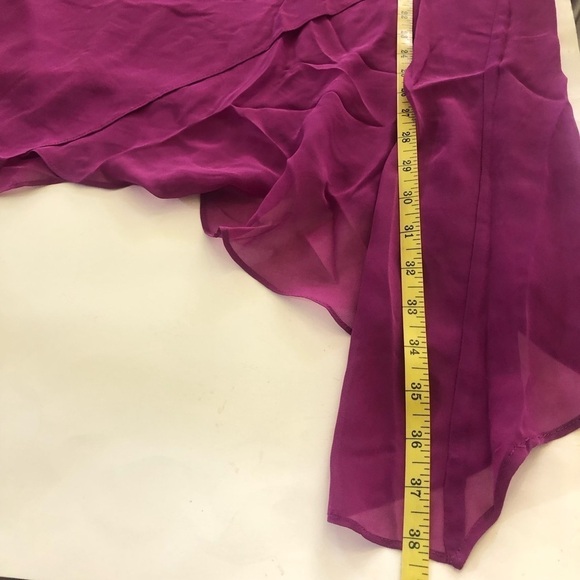 Avenue Studio Women’s Hanna Magenta V-Neckline Layered Top Plus Size 26/28 - Picture 12 of 15